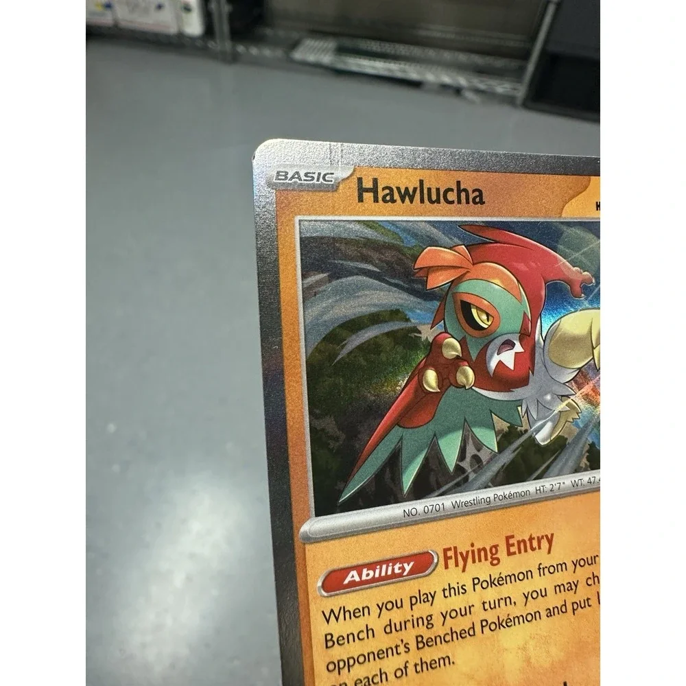 Hawlucha 118/198 ROLLER MARK ERROR - Pokemon‎ Scaret & Violet - Rare Holo - NM